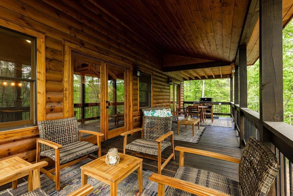 Luxe Family Cabin 8 Min To Downtown Blue Ridge Exterior foto