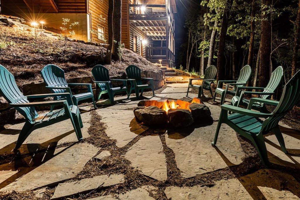 Luxe Family Cabin 8 Min To Downtown Blue Ridge Exterior foto
